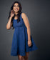 Waistless Panel Denim Princessline Dress